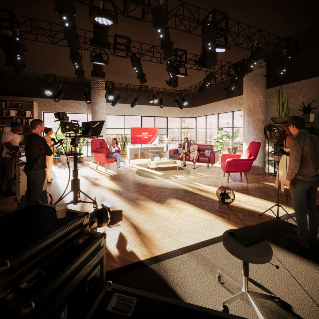 nottingham tv studio design idea